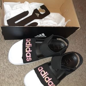 Adidas sandals indicresent print